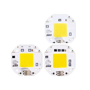 20W LED chip 30W 50W 220V COB čipu LED gaismas smart IC bez vadītāja DIY Lampada āra čipu gaismas prožektors prožektors