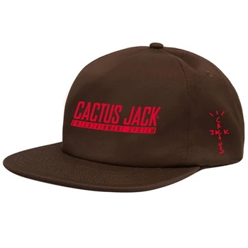 Cactus Jack Snapback Cepures Beisbola cepure Kokvilnas Izšuvumi Vīriešiem Sievietēm unisex Regulējams Hip Hop Tētis Cepuri Kaulu vāciņi